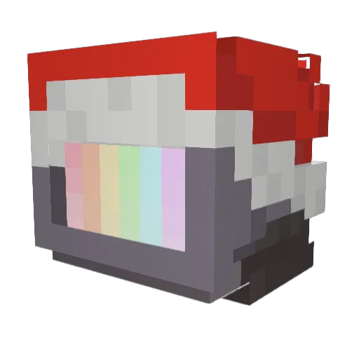 mathausse Minecraft avatar head, 3D render