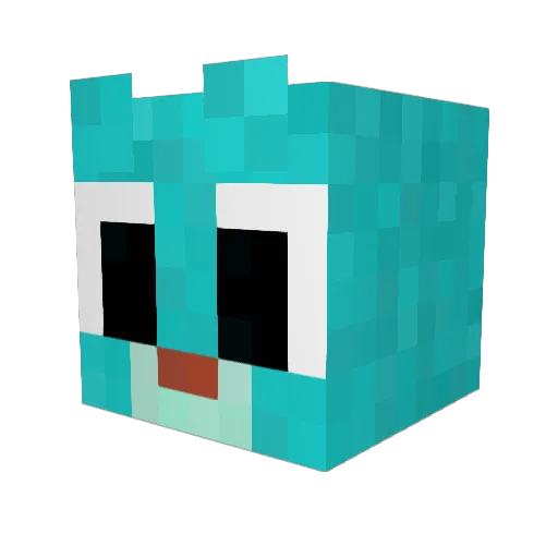 mathdrumond Minecraft avatar head, 3D render