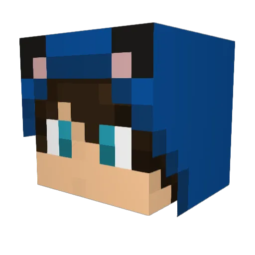 matheo78 Minecraft avatar head, 3D render