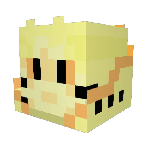 matheus1516 Minecraft avatar head, 3D render