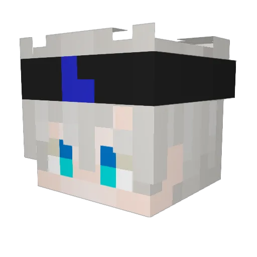 matheusgb Minecraft avatar head, 3D render