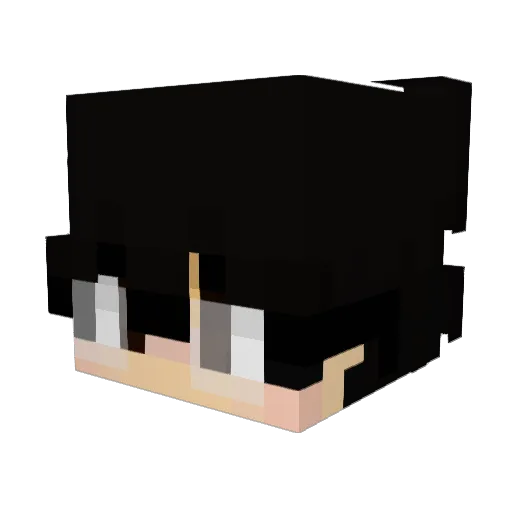 matheuzzs Minecraft avatar head, 3D render