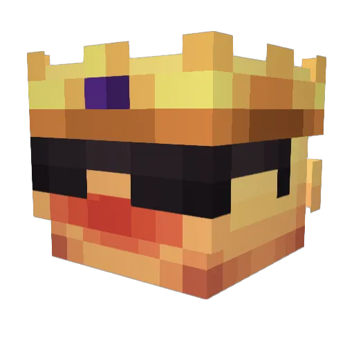 mathewn Minecraft avatar head, 3D render