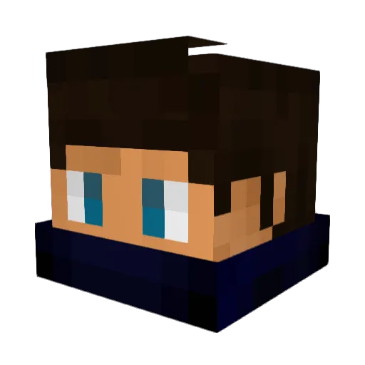 mathias250701 Minecraft avatar head, 3D render