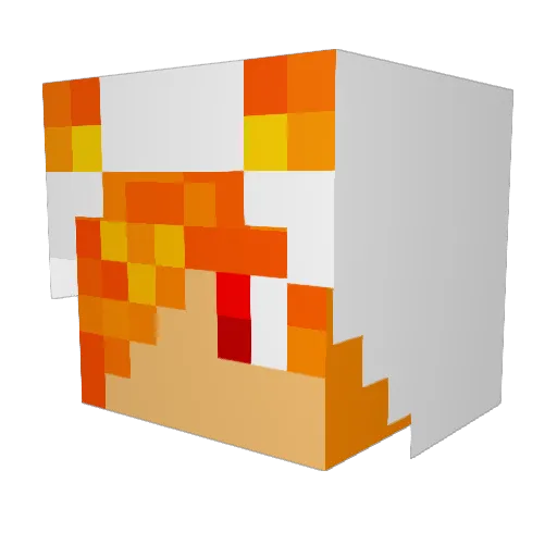 mathias_oliver Minecraft avatar head, 3D render