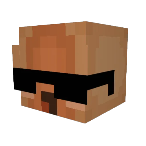 mathiascoolprov4 Minecraft avatar head, 3D render