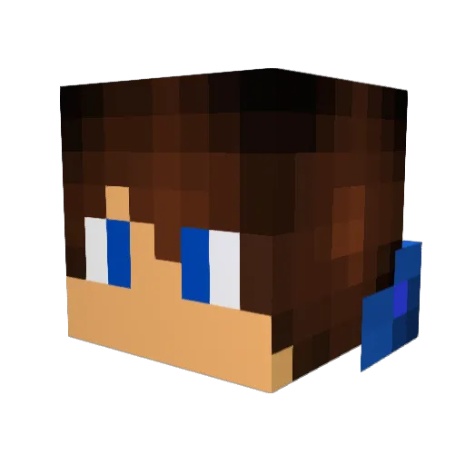 mathiboy12 Minecraft avatar head, 3D render