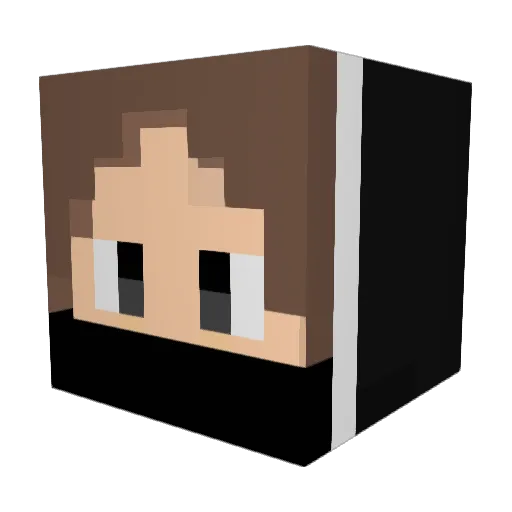 mathieu78 Minecraft avatar head, 3D render