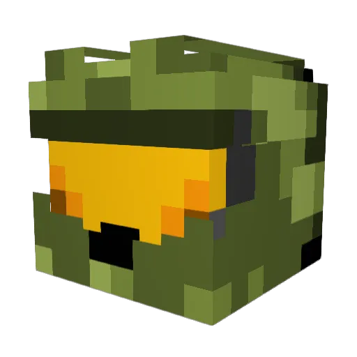 mathieu_ktm Minecraft avatar head, 3D render