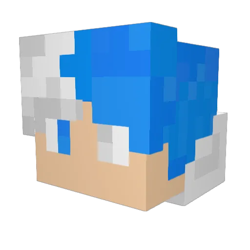 mathilda02 Minecraft avatar head, 3D render