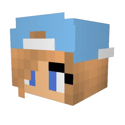 mathilde12345676 Minecraft avatar head, 3D render