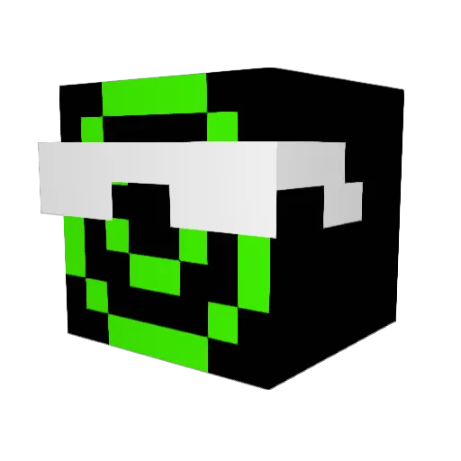 mathisbonnechose Minecraft avatar head, 3D render