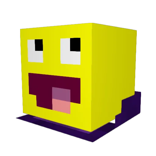 mathman200 Minecraft avatar head, 3D render