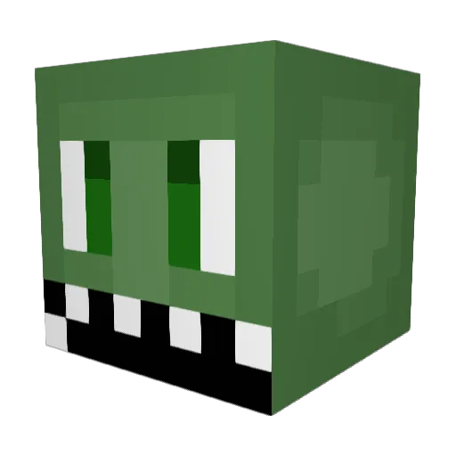 mathomaseo Minecraft avatar head, 3D render