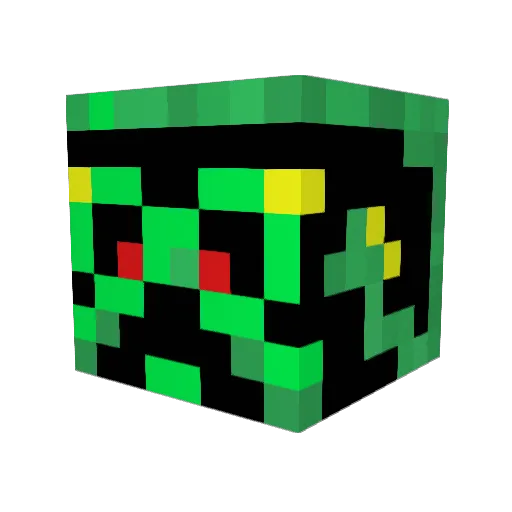 mathyiii Minecraft avatar head, 3D render