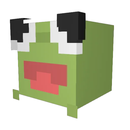 mathyxz Minecraft avatar head, 3D render