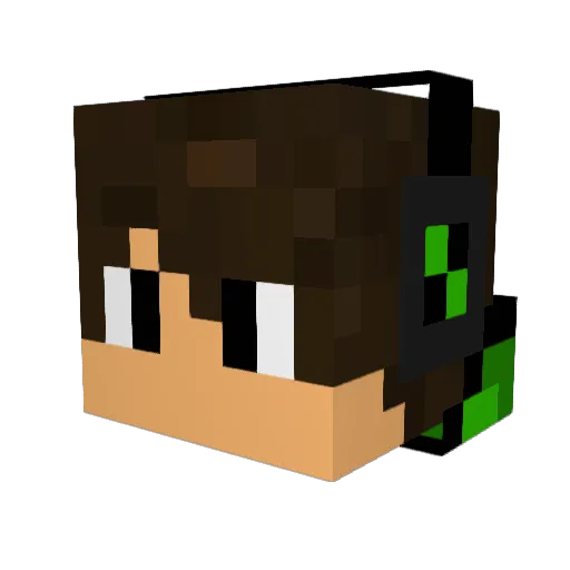 mati200299 Minecraft avatar head, 3D render