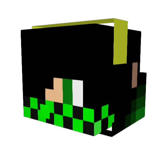 mati9818 Minecraft avatar head, 3D render