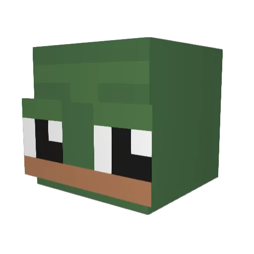 matiasCabj Minecraft avatar head, 3D render
