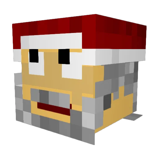 matias_j Minecraft avatar head, 3D render