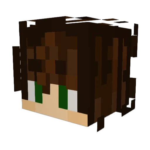matiasgrander_ Minecraft avatar head, 3D render