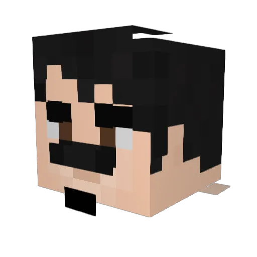 matiasxrd Minecraft avatar head, 3D render