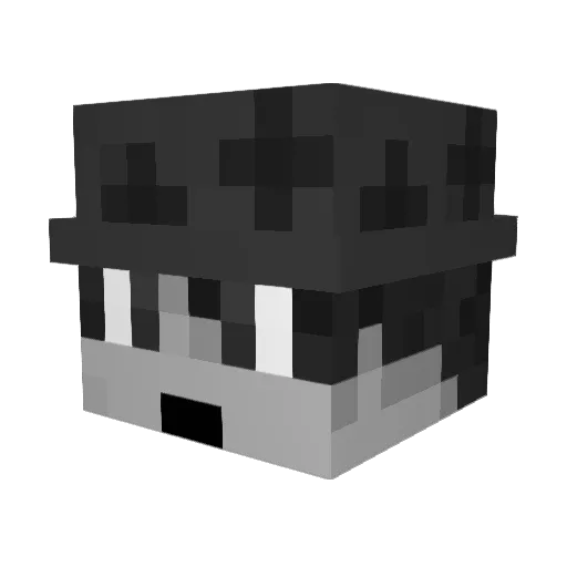 matibueno Minecraft avatar head, 3D render