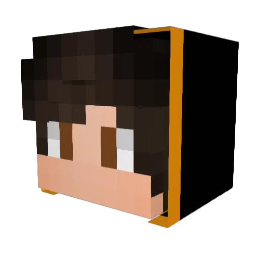 maticaux Minecraft avatar head, 3D render