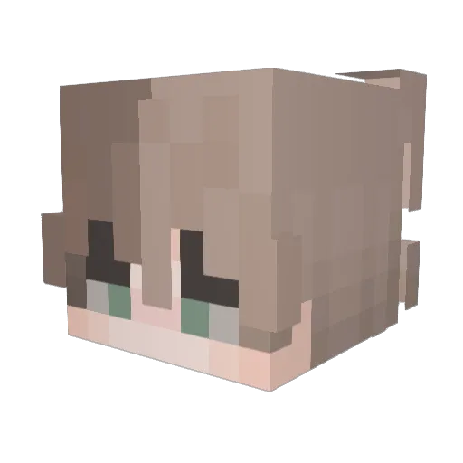 matie500 Minecraft avatar head, 3D render