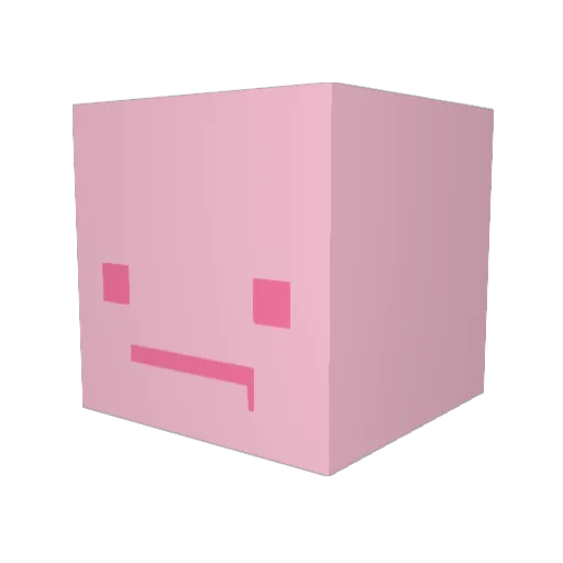 matiiaa Minecraft avatar head, 3D render