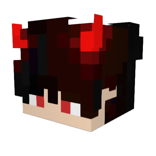 matikolp_ Minecraft avatar head, 3D render