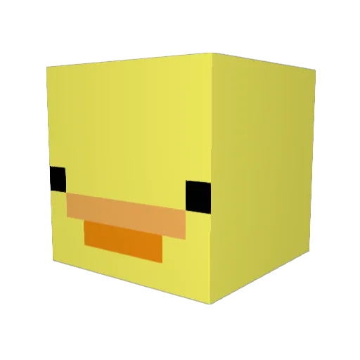 matildamartha Minecraft avatar head, 3D render