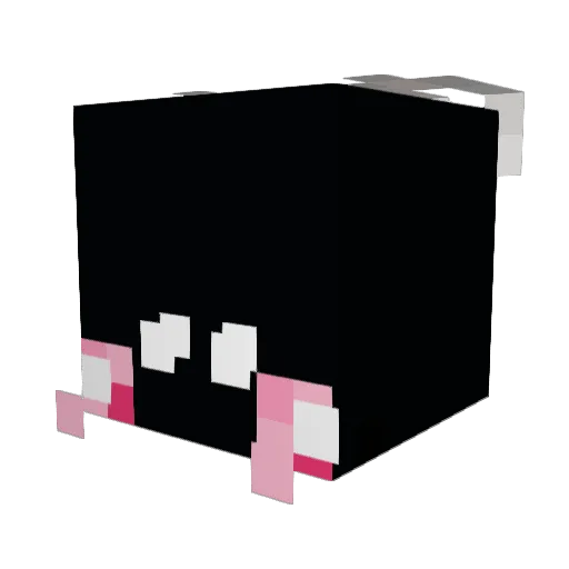 matildetus Minecraft avatar head, 3D render