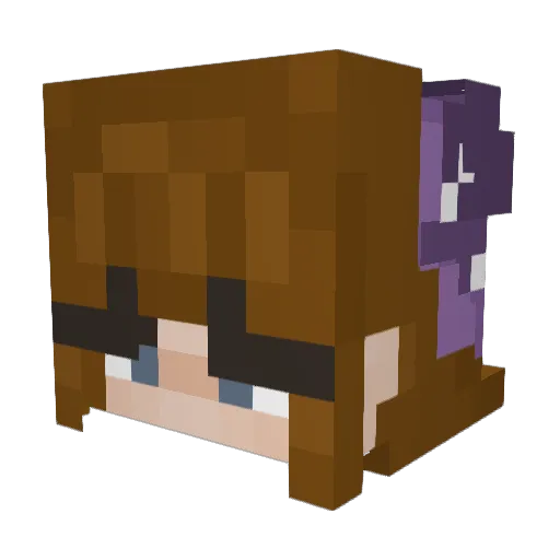 matildss Minecraft avatar head, 3D render