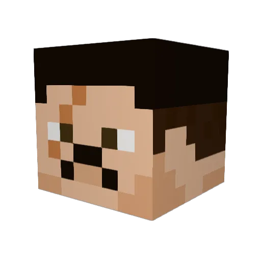 matimati2007 Minecraft avatar head, 3D render