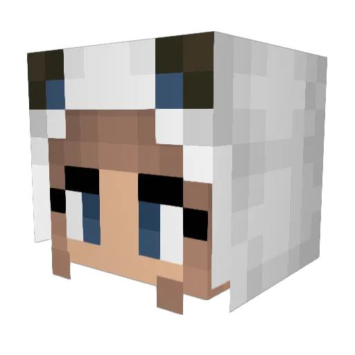 matinte94_4 Minecraft avatar head, 3D render