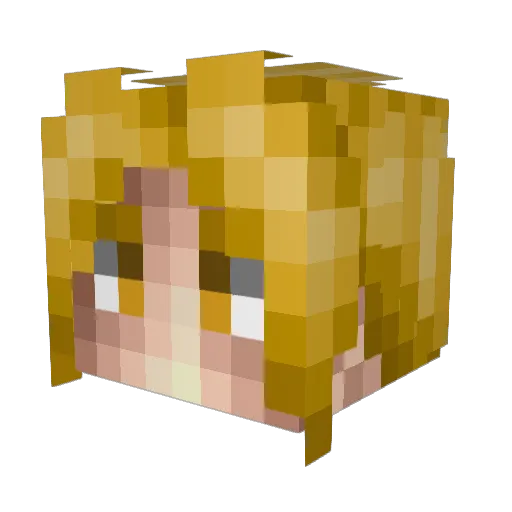 matinx43 Minecraft avatar head, 3D render