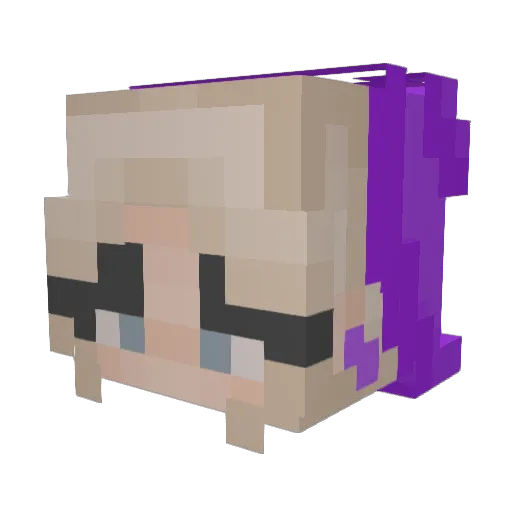 matipati03 Minecraft avatar head, 3D render