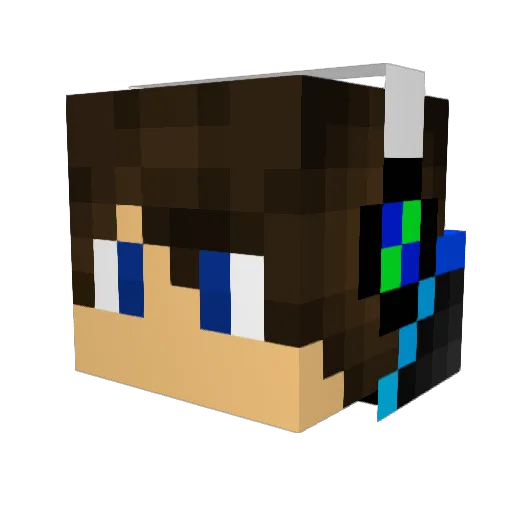 matisana Minecraft avatar head, 3D render