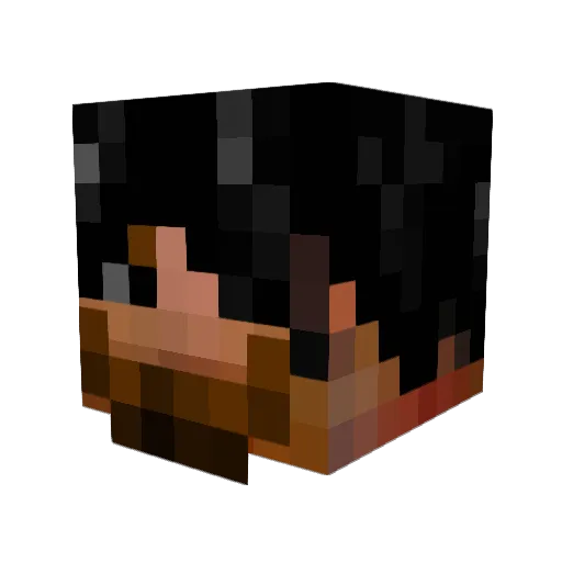matisseroyer Minecraft avatar head, 3D render