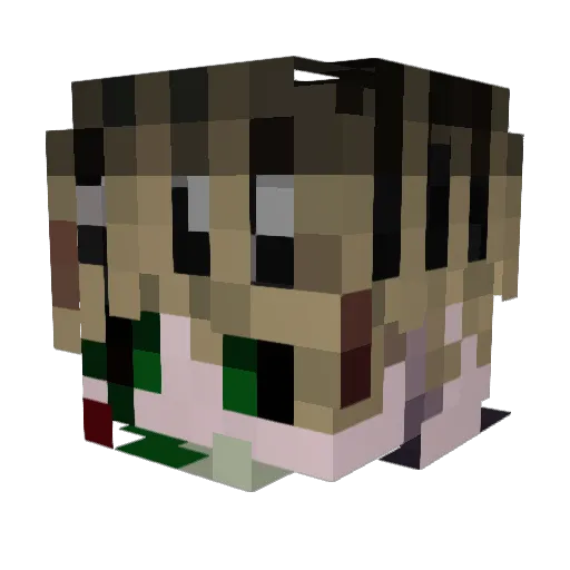 matitati2015 Minecraft avatar head, 3D render