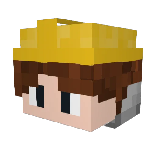 matitonieja_ Minecraft avatar head, 3D render
