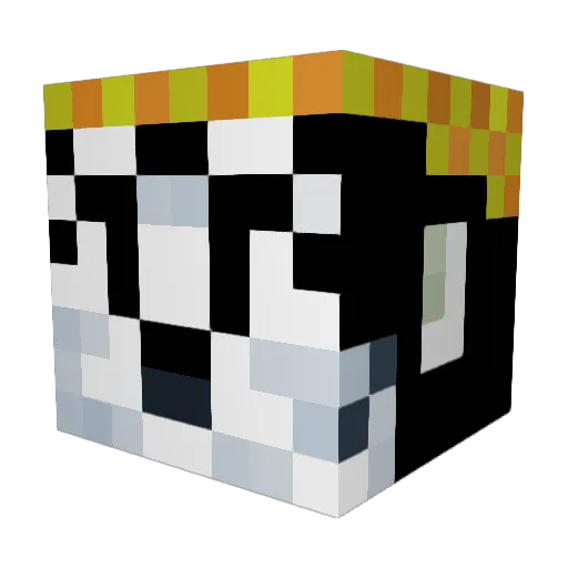 matixsdf Minecraft avatar head, 3D render