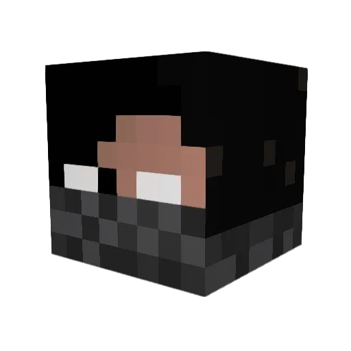 matman008 Minecraft avatar head, 3D render