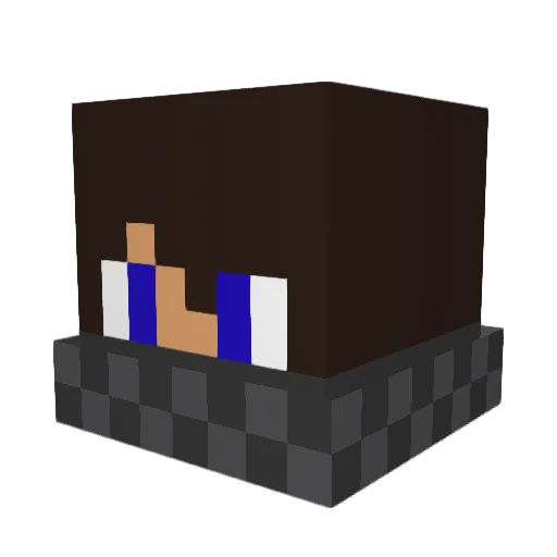matmax154 Minecraft avatar head, 3D render