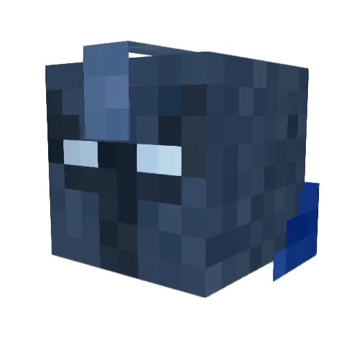 matmic Minecraft avatar head, 3D render