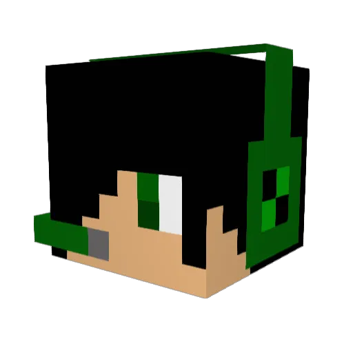 mato00814 Minecraft avatar head, 3D render