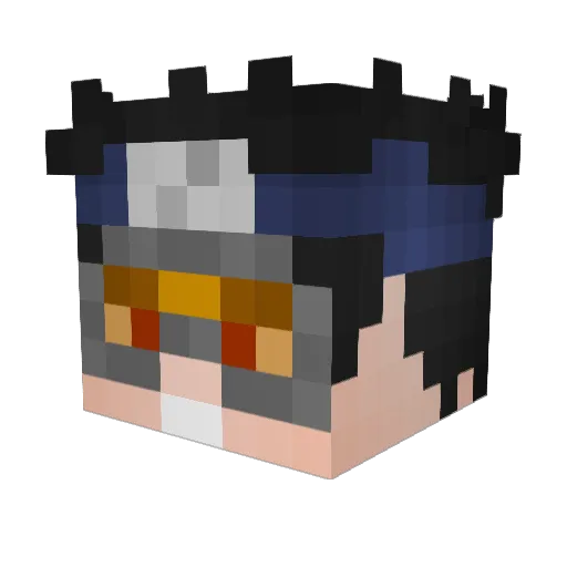 matos_gamer22 Minecraft avatar head, 3D render