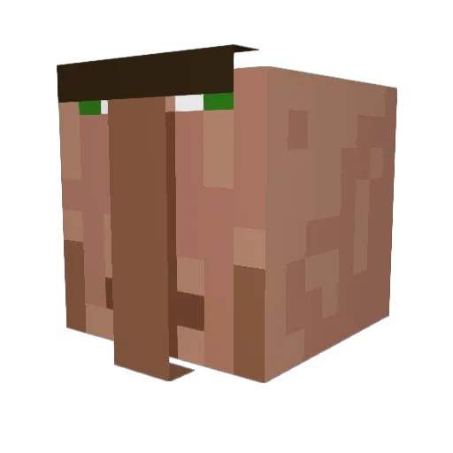 matrey26official Minecraft avatar head, 3D render