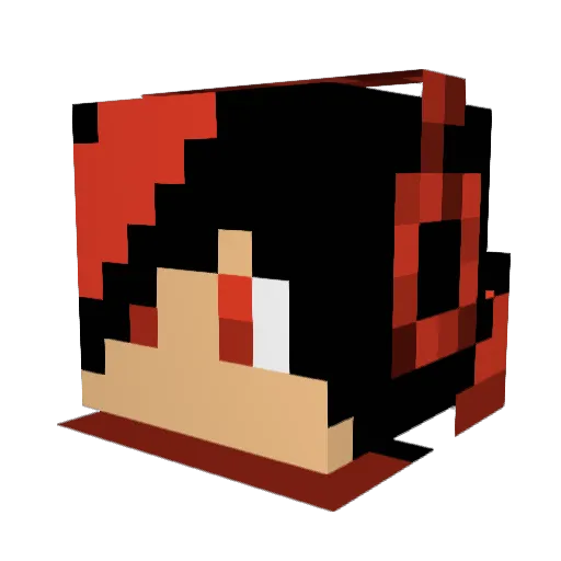 matrik1 Minecraft avatar head, 3D render